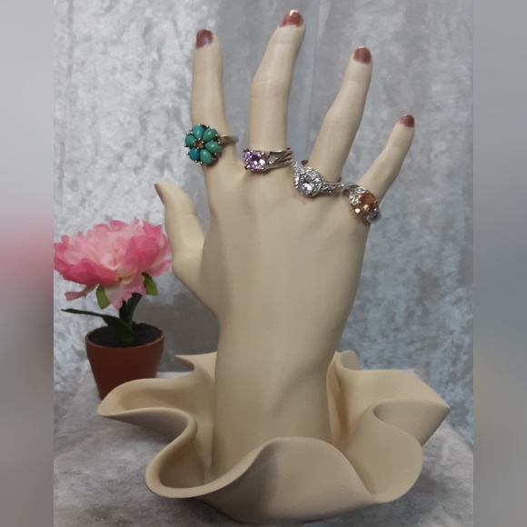 Handmade 3d Printed Jewelry Ring Stand Holder Display - Picture 11 of 12